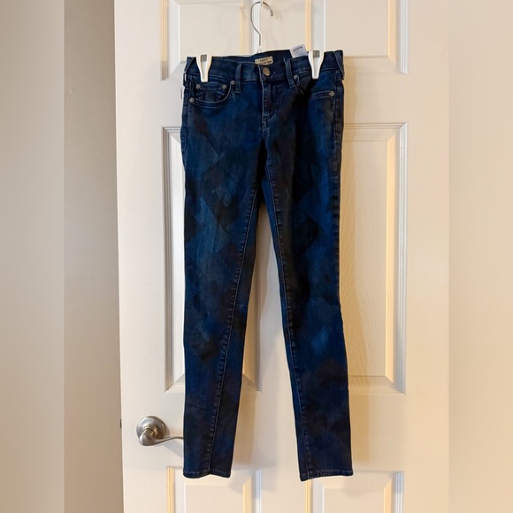 True Religion Casey Low Rise Super Skinny 26 Y2K Iconic Denim Jeans - Picture 2 of 16